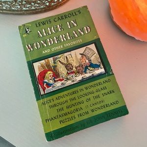 Vintage Alice in Wonderland book